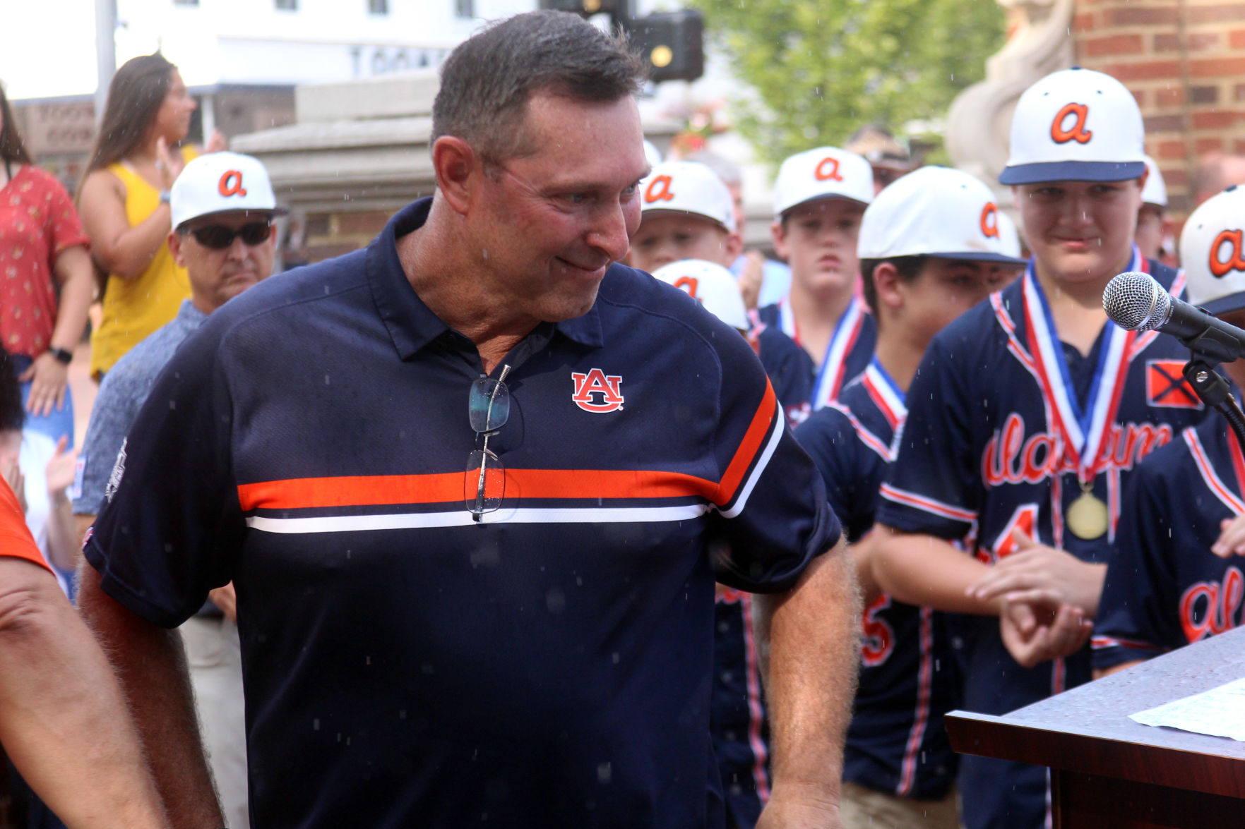Auburn Orange Dixie Youth Baseball World Series champion celebration
